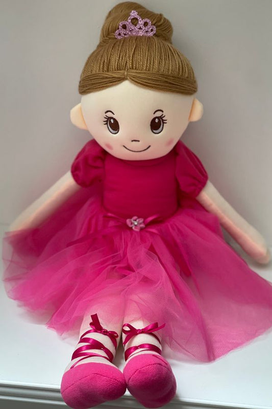 Ballerina Doll with Raspberry Tutu at The Dance Shop Long Island
