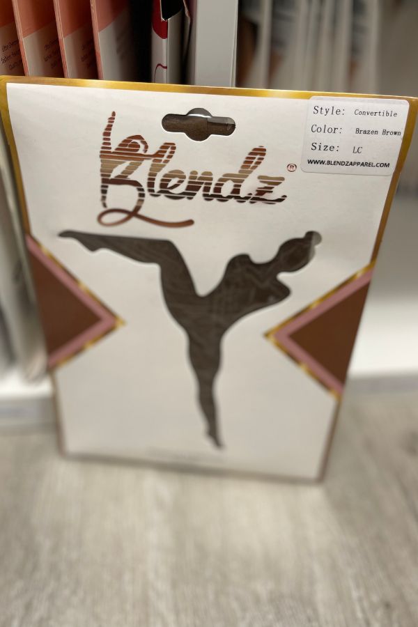 Blendz Convertible Tights in Brazen Brown at The Dance Shop Long Island