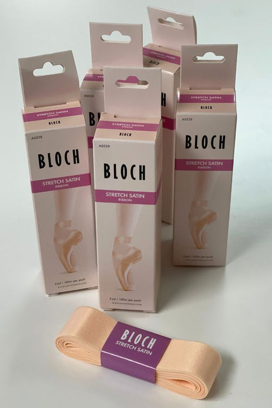 Bloch Stretch Satin Ribbon in Pink at The Dance Shop Long Island