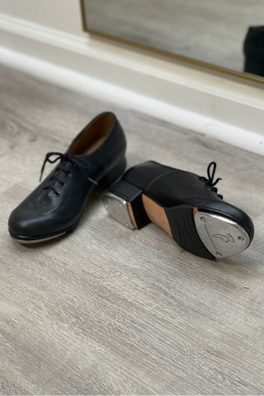 Bloch Jazz Tap Leather Tap Shoes in Black at The Dance Shop Long Island