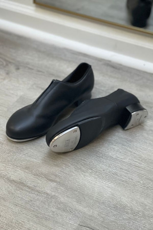 Bloch Tap Flex Slip On Tap Shoes in black at The Dance Shop Long Island