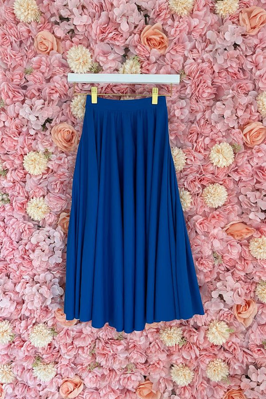 Girls Praise Dance Circle Skirt in Royal by Body Wrappers 0501 at the Dance Shop Long Island