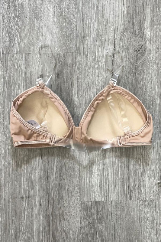 Body Wrappers 287 Nude Padded Deep Plunge Convertible Bra at The Dance Shop Long Island