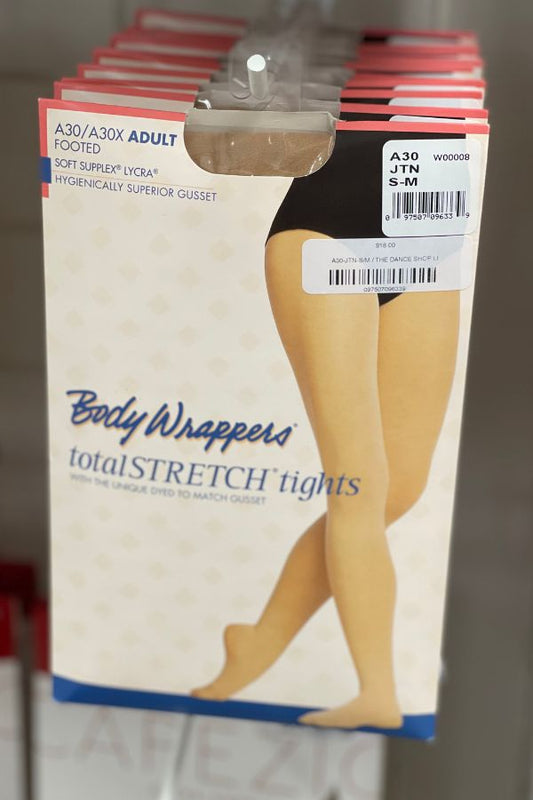 Body Wrappers Adult Footed Dance Tights A30 in Jazzy Tan at The Dance Shop Long Island