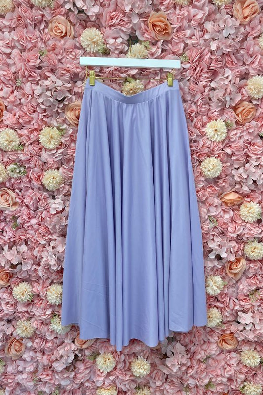 Body Wrappers Women's Praise Dance Circle Skirt in Lilac Style 501 at The Dance Shop Long Island