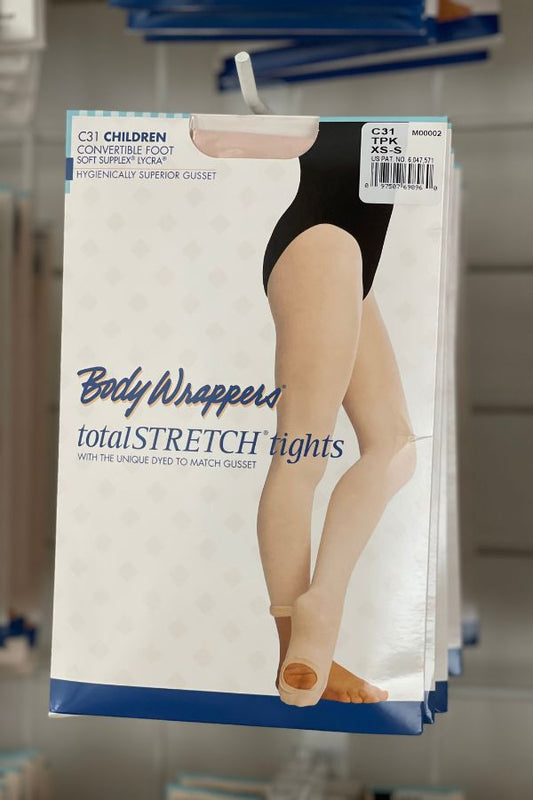 Childrens TotalSTRETCH Seamless Convertible Dance Tights