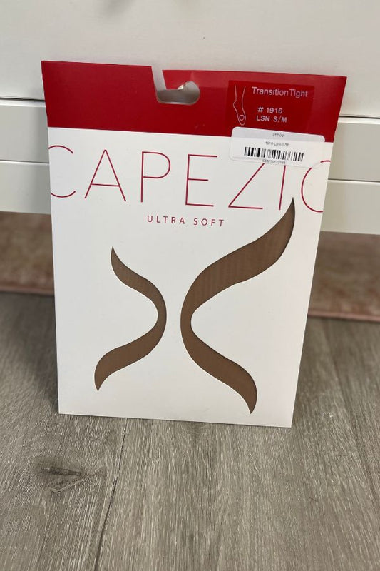 Capezio Adult Ultra Soft Transition Tights in Light Suntan Style 1916 at The Dance Shop Long Island