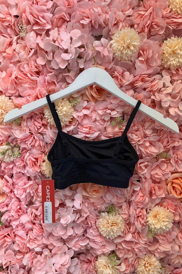 Capezio Camisole Bra Top in Black Style TB102C at The Dance Shop Long Island