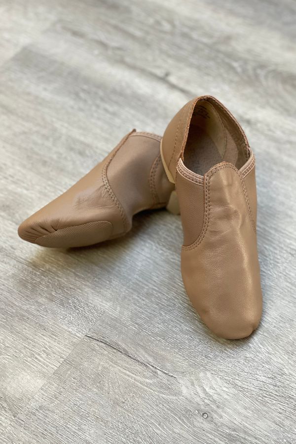 Capezio Caramel Jazz Slip Ons EJ2 at The Dance Shop Long Island