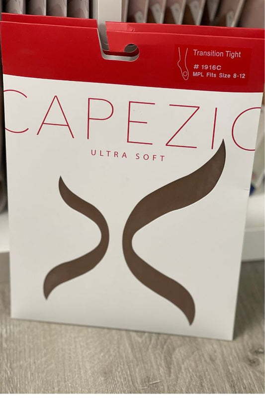 Capezio Children's Ultra Soft Transition Tights in Maple Style 1916C at The Dance Shop Long Island