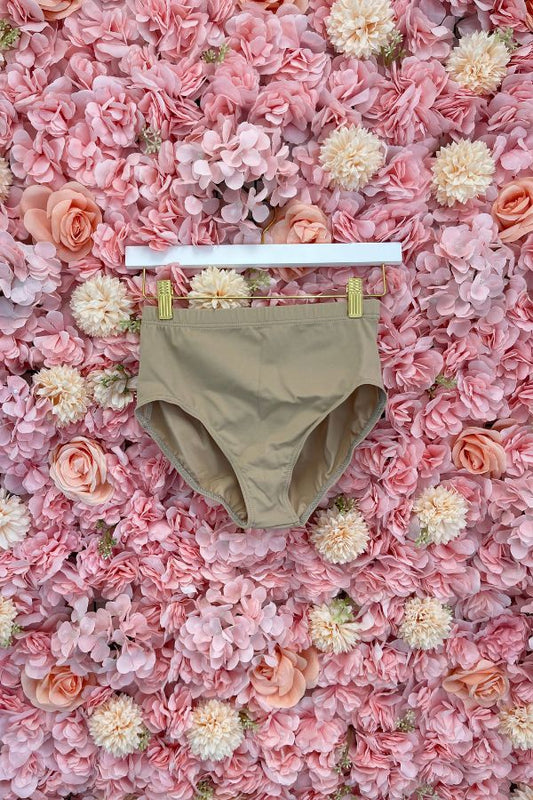 Capezio Dance Brief TB111 in Nude color front at The Dance Shop Long Island