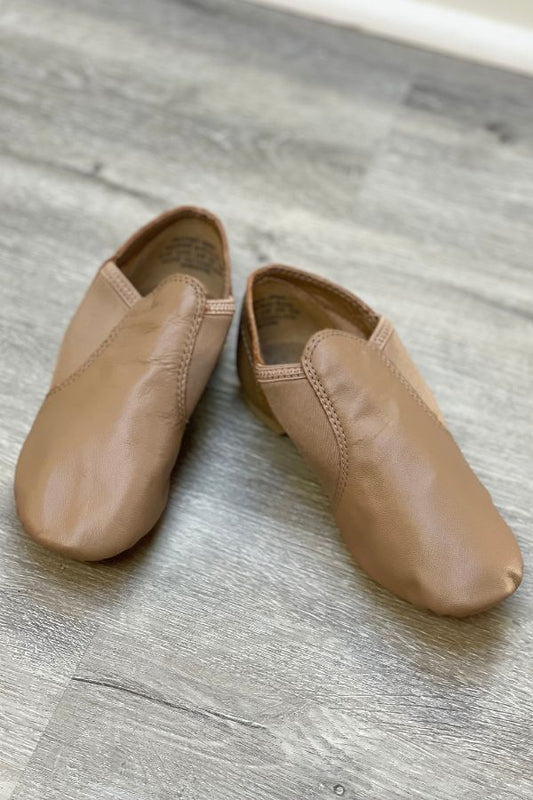 Capezio Children's Jazz Slip On Jazz Shoes in Caramel Style EJ2C at The Dance Shop Long Island