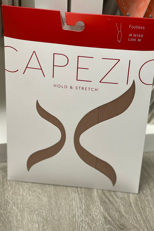 Capezio Hold & Stretch Footless Tights in Light Suntan at The Dance Shop Long Island