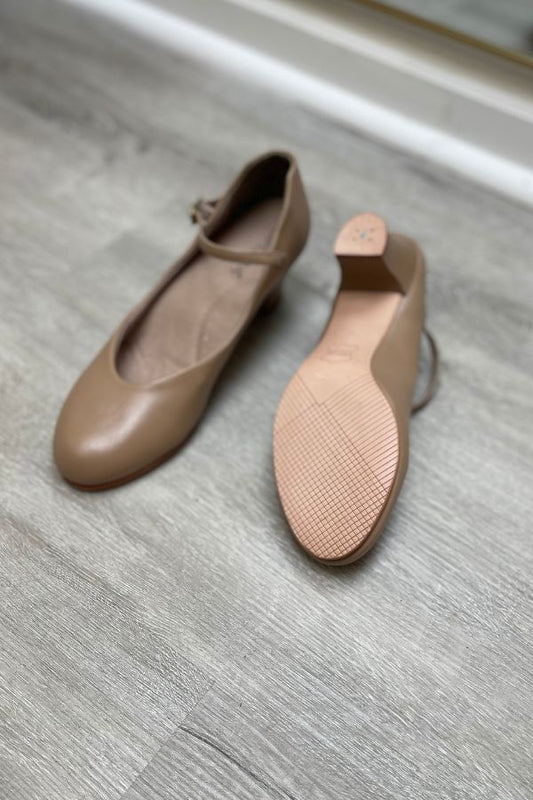 Capezio Jr Footlight Character Shoes in Caramel