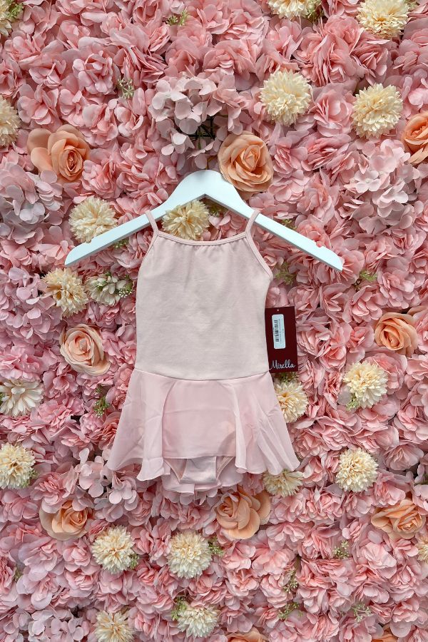 Children's Camisole Dance Dress by Mirella in pink at The Dance Shop Long Island