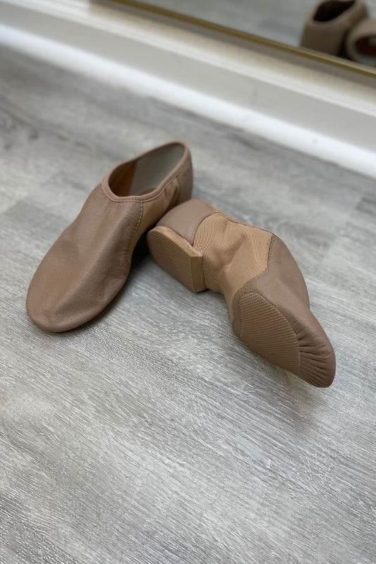 Ladies neo-flex tan jazz shoes by Bloch at The Dance Shop Long Island S0495