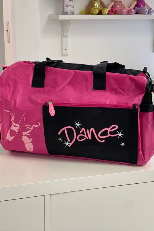 Sansha Large Dance Bag in Pink/Black at The Dance Shop Long Island