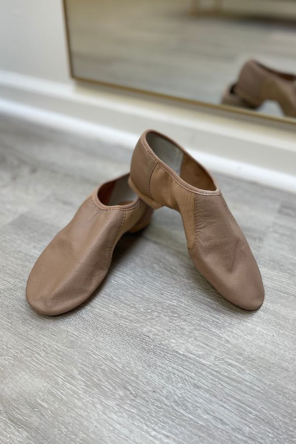 Ladies neo-flex tan jazz shoes by Bloch at The Dance Shop Long Island S0495