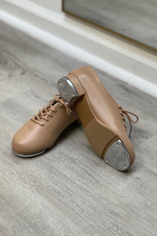 Tic Tap Toe Tap Shoes in Caramel with lace ups at The Dance Shop Long Island