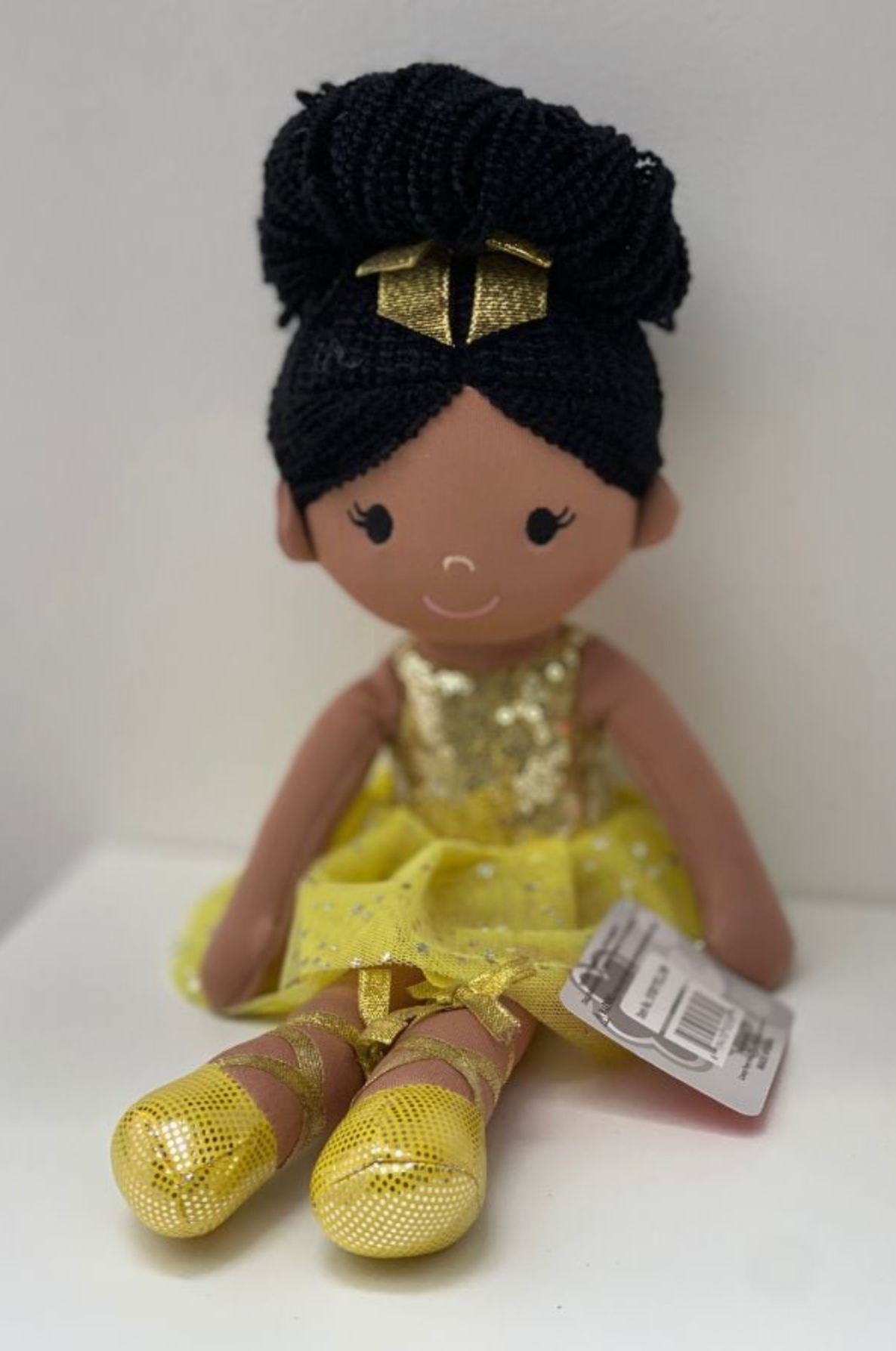 14 inch yellow dress ballerina doll dance gift at The Dance Shop Long Island